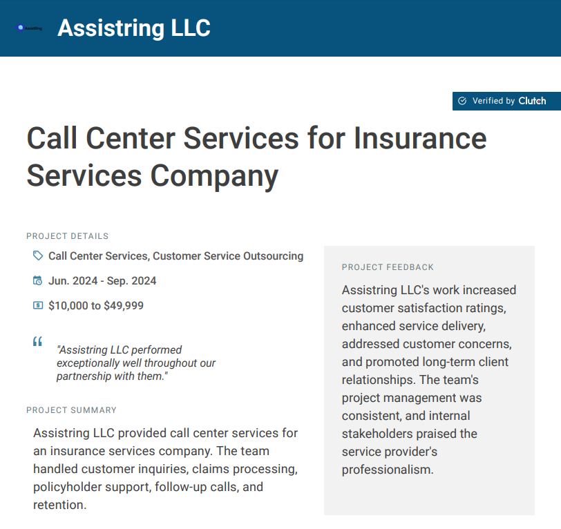 portfolio call center services