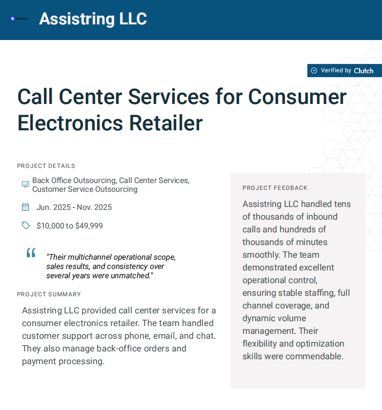 Electronics Retailer